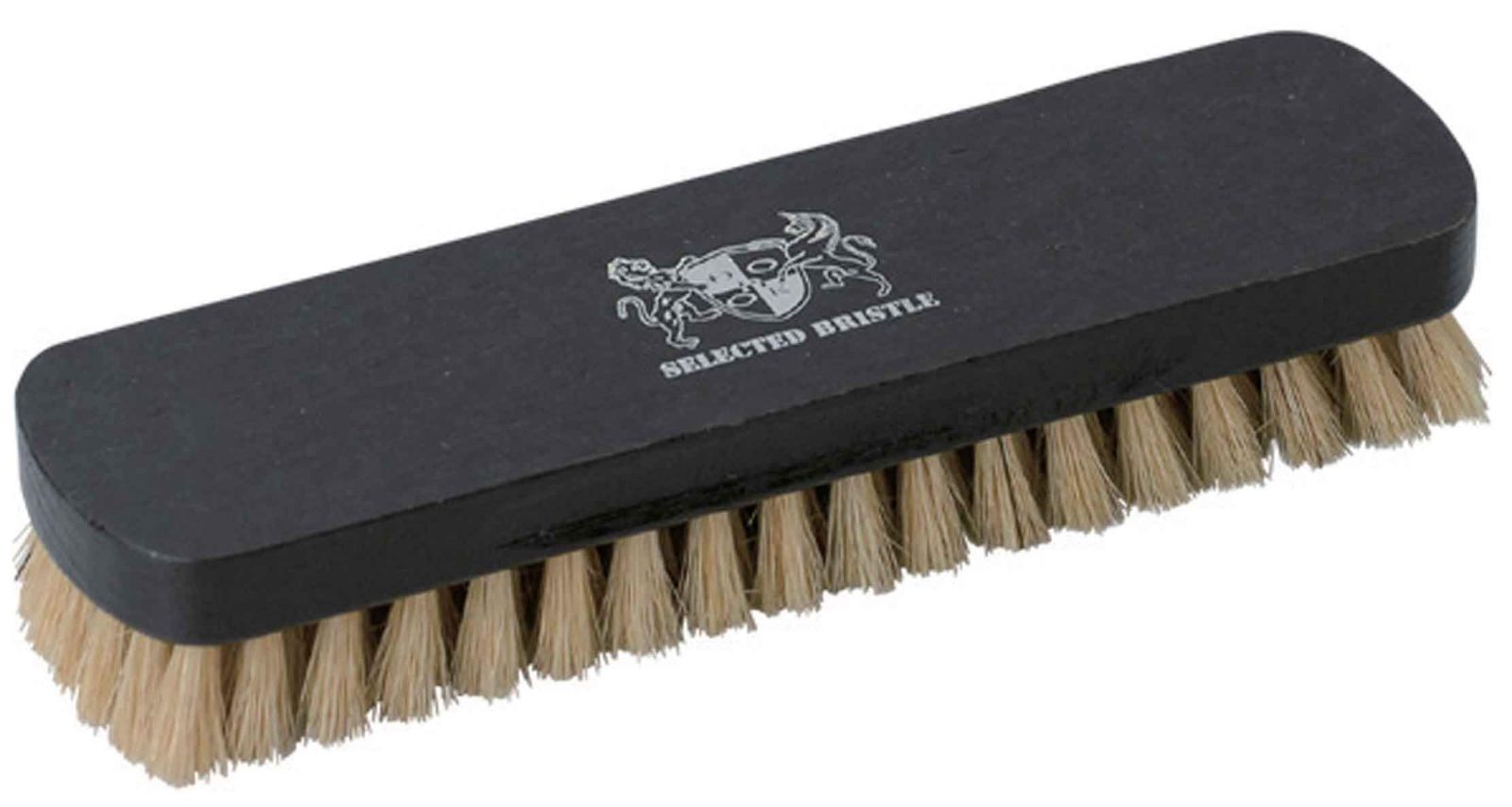 【在庫処分】に最適) 伸ばし DONOK(クリーム、ワックス レクタングル 豚毛 天然 コシのある 黒 靴磨きブラシ ドイツ製