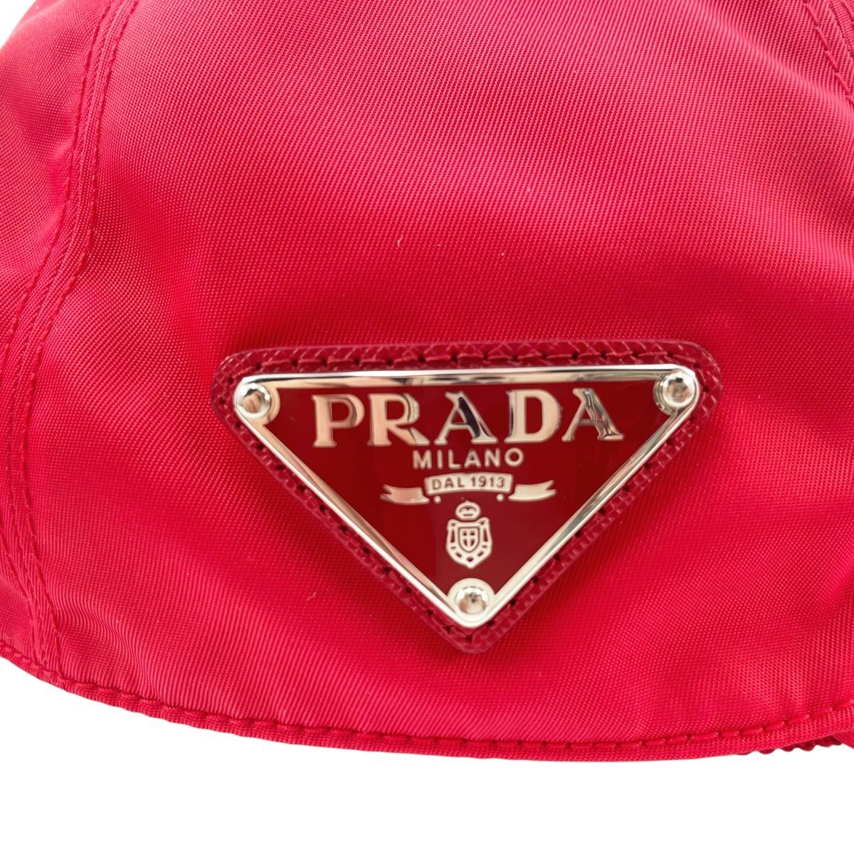 中古】 PRADA プラダ Re-Nylonベースボールキャップ 1HC274 2DMI