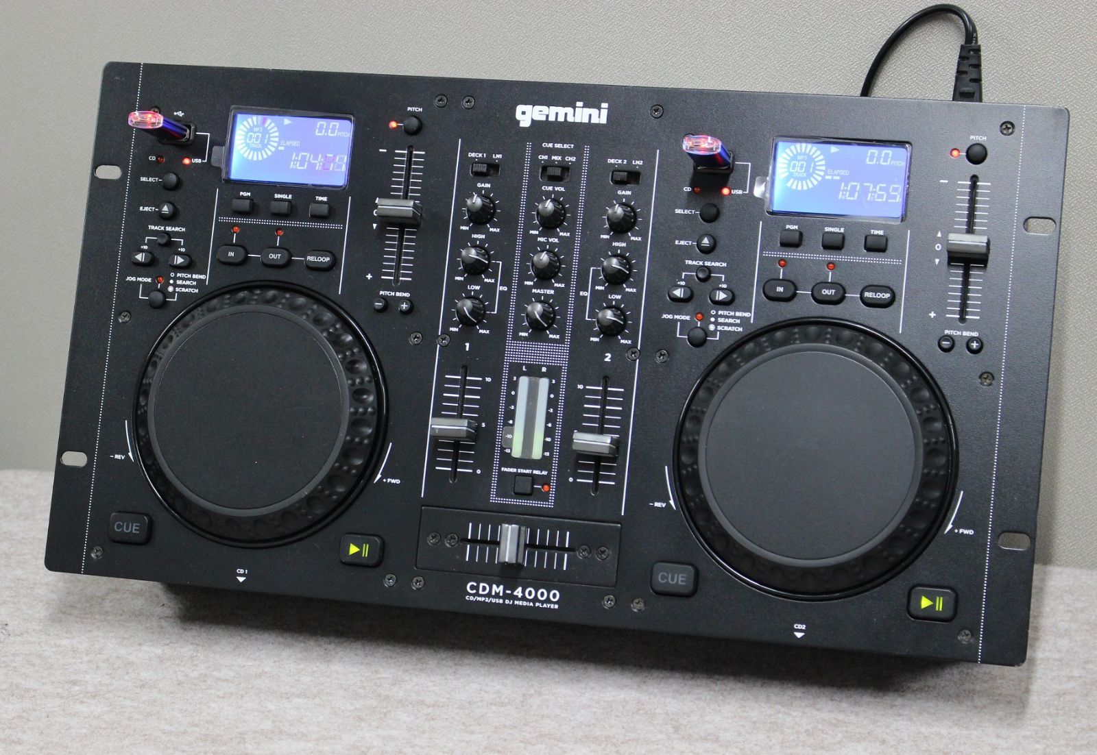 GEMINI CD/MP3/USB DJ MEDIA PLAYER CDM-4000 - メルカリ