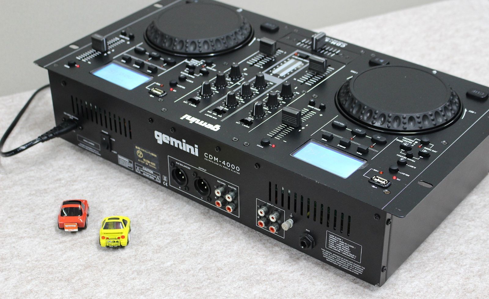 gemini　CDM-4000　DJメディアプレーヤー　CD　USB　CDJ Amazon | GEMINI MP3 / CD DJ ワークステーション デュアルCDJ PLAYER+