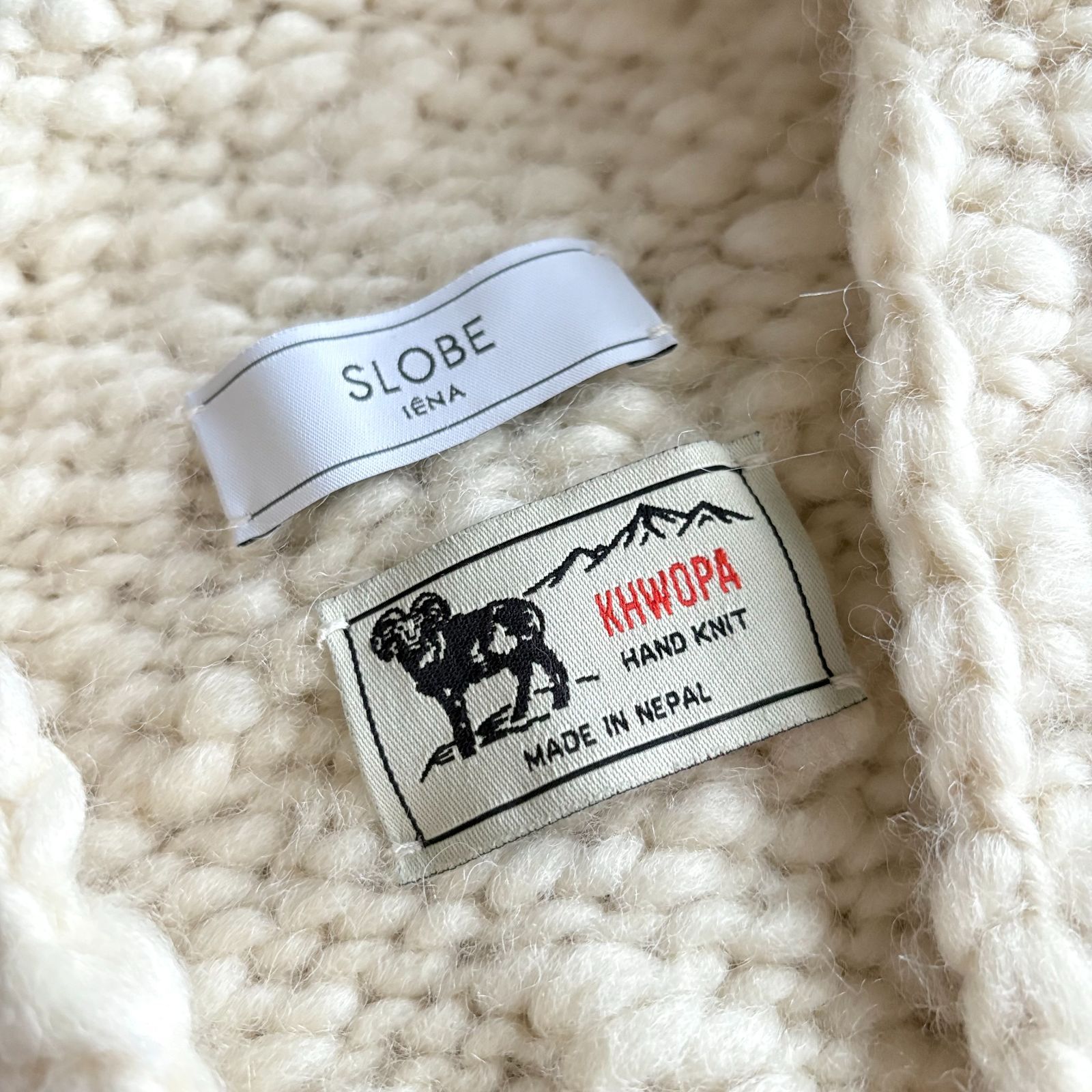 美品 / KHWOPA×SLOBE IENA クォーパ×スローブイエナ / 別注 ネパール製