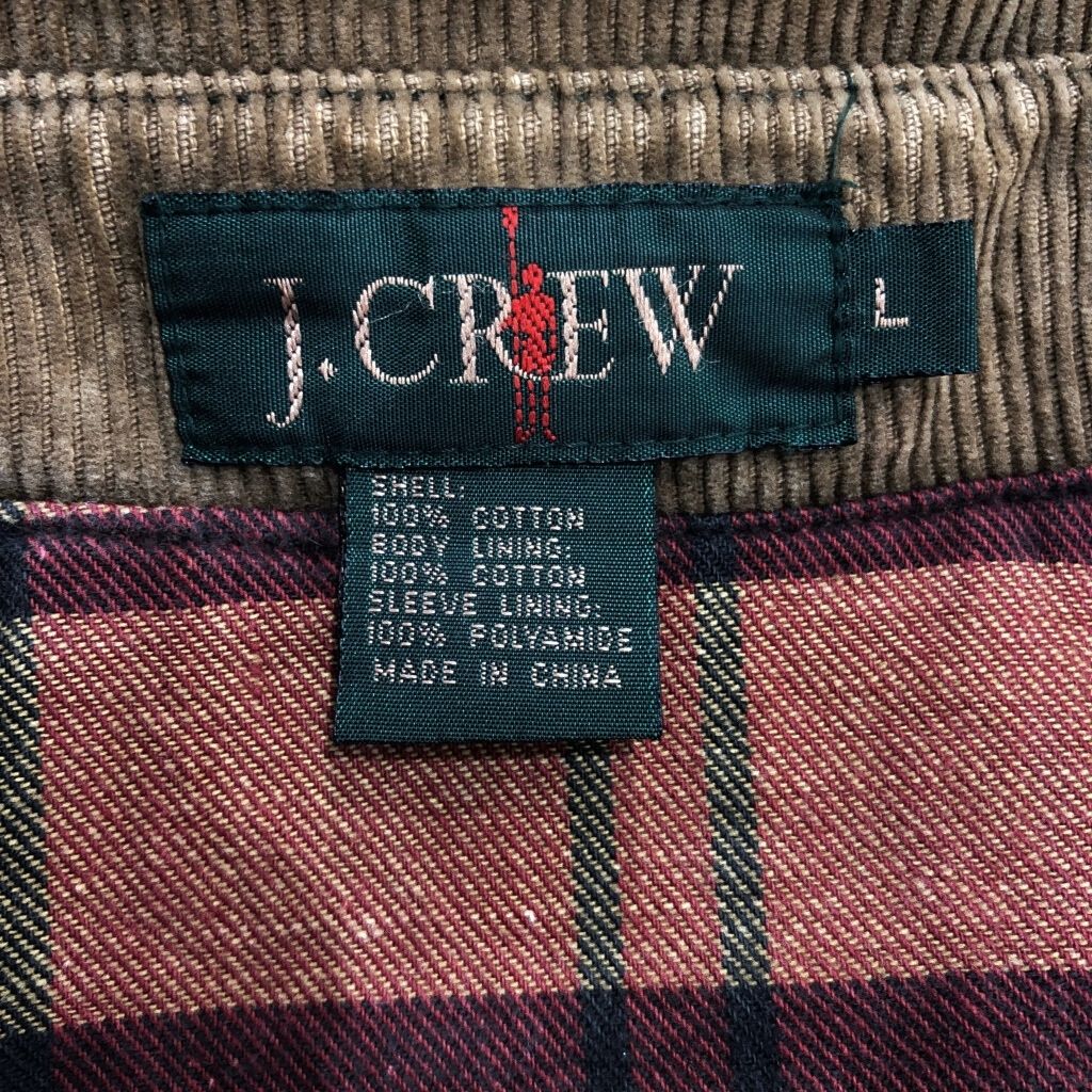 90年代 J.CREW ジェイクルー ハーフコート ブラウン(メンズ L)中古