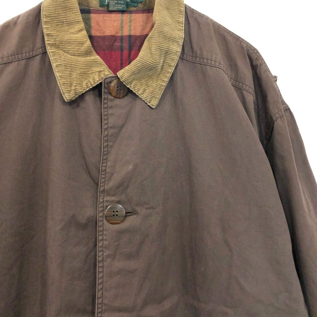 90年代 J.CREW ジェイクルー ハーフコート ブラウン(メンズ L)中古