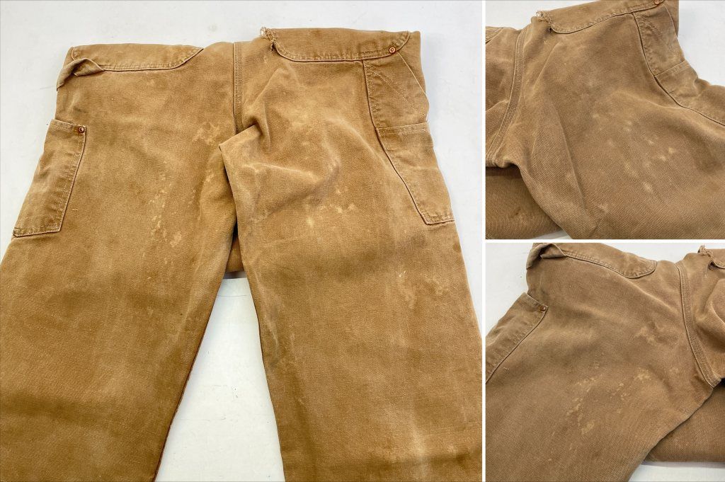 01w-4829 カーハート Carhartt 70s オーバーオール ボタンフライ