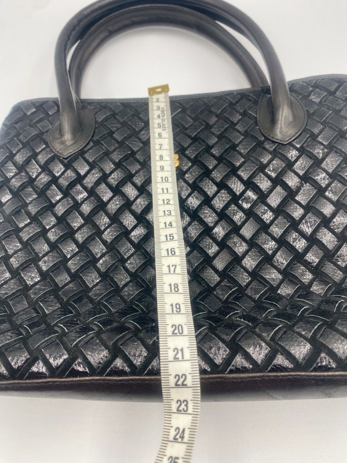 BALLY バリー 編み込み レザー タッセル トートバッグ ハンドバッグ