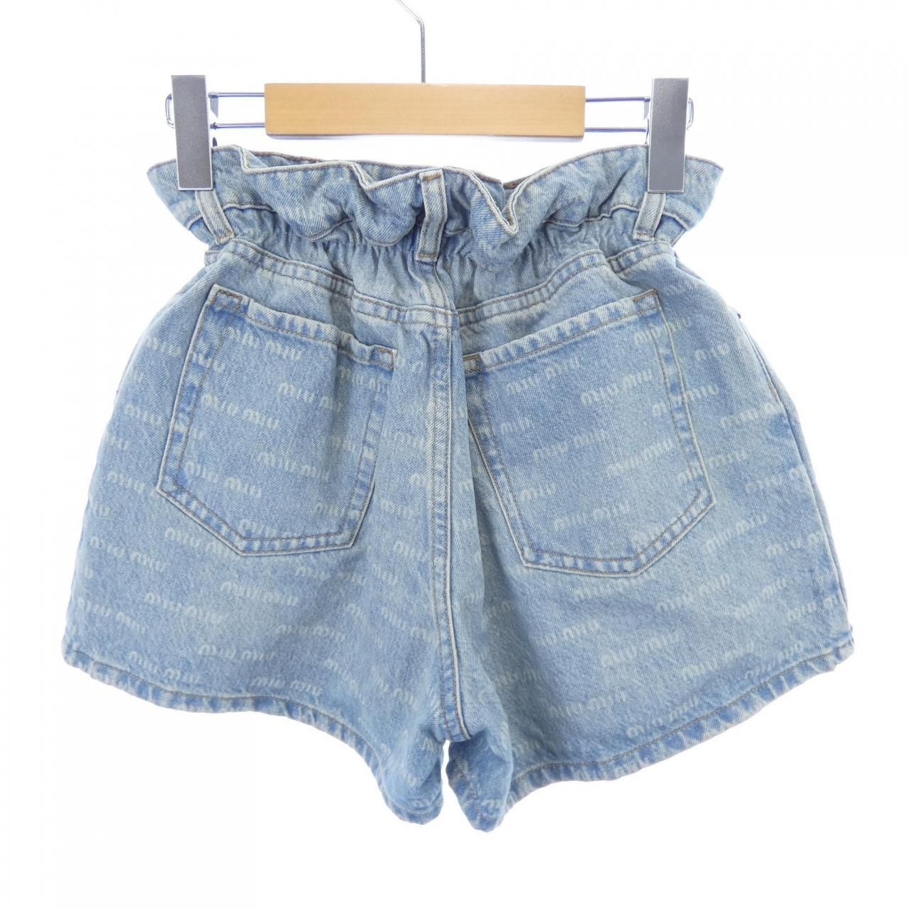 ミュウミュウ MIU MIU GWP300 SOOO 14HT ショートパンツ - メルカリ