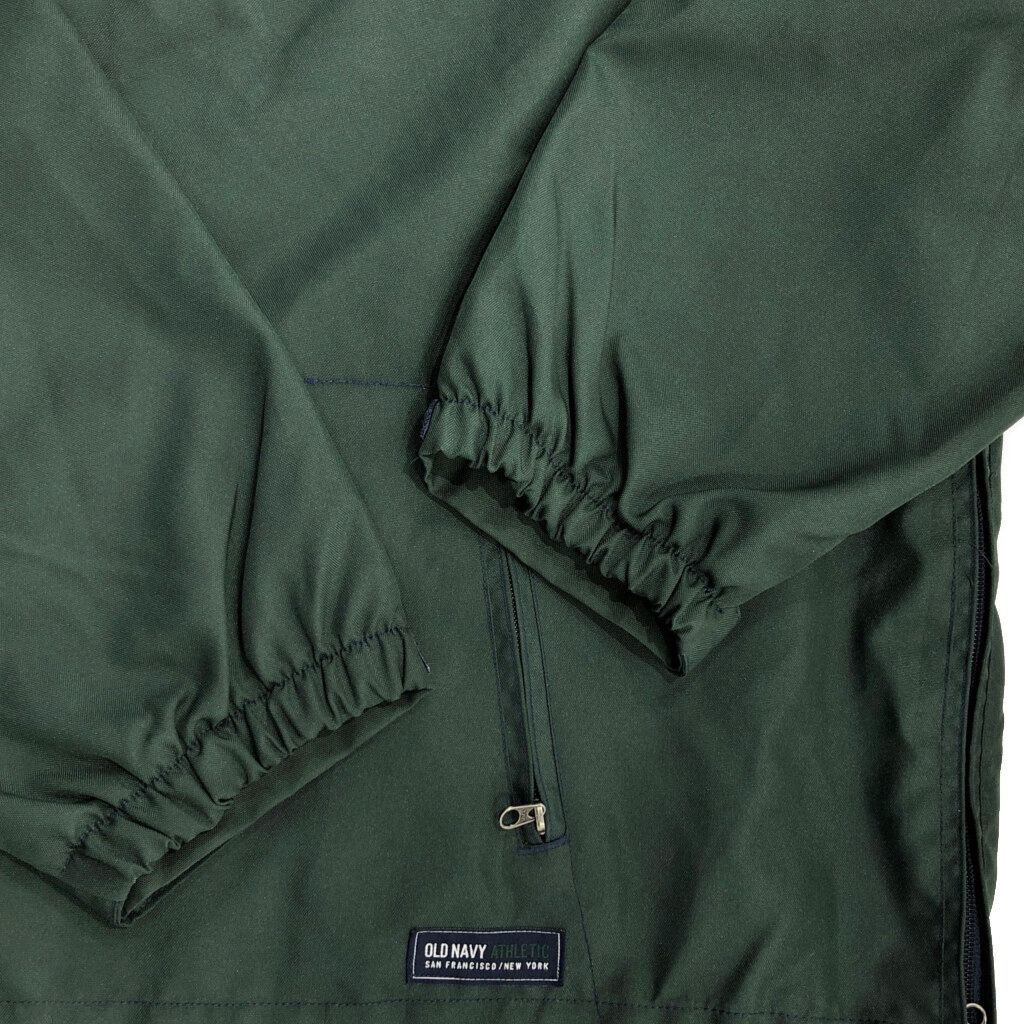 OLD NAVY オールドネイビー プルオーバー ジャケット グリーン(メンズ XXL)中古 古着 U8850 OLD NAVY オールドネイビー 90s 「ヴィンテージ古着」Y2K nylon