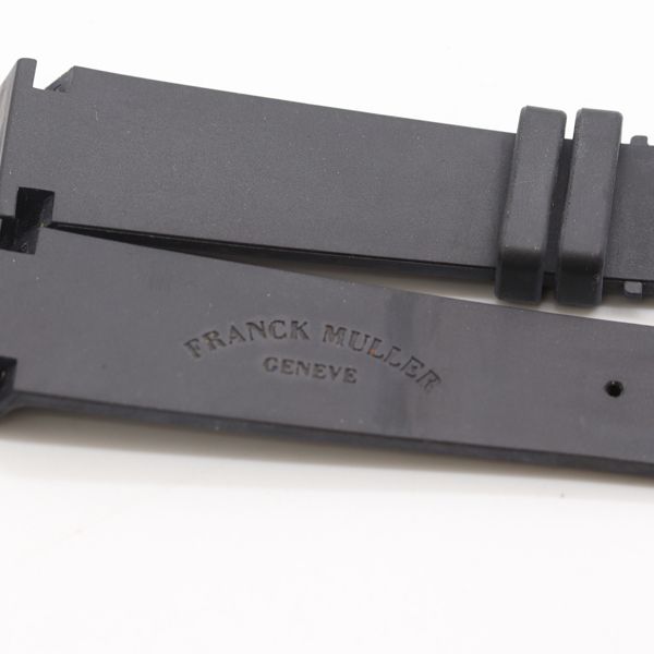 19mm フランクミュラー 純正 ブラック ラバー ストラップ ベルト 良品 安い フランクミュラー 純正ベルト ラバー ブラックカラー 19mm用