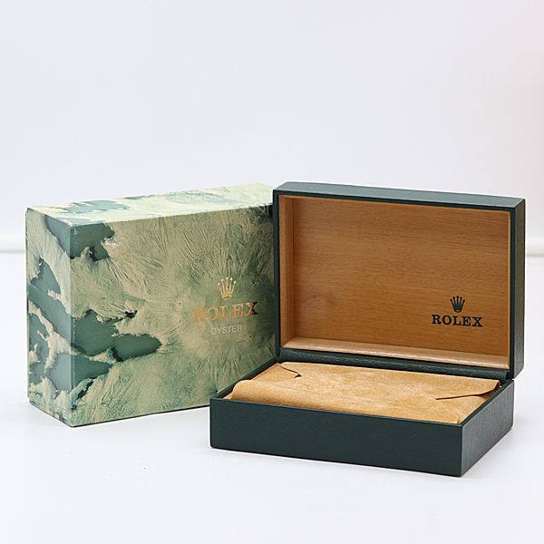 箱付 ロレックス 空箱 グリーンカラー 腕時計用 メンズ/レディース