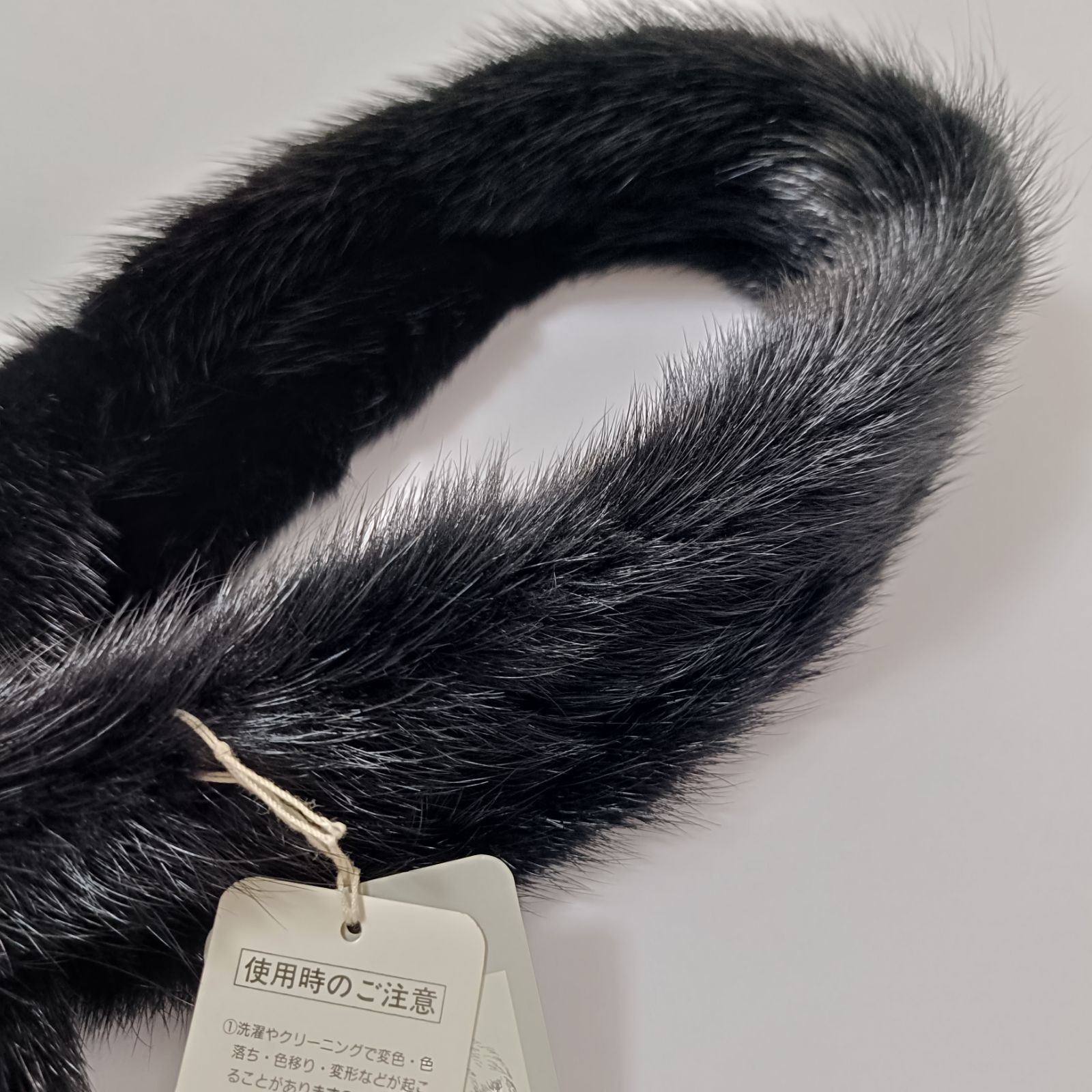 タグ付未使用 タナカキュー オンライン ミンクファー ティペット