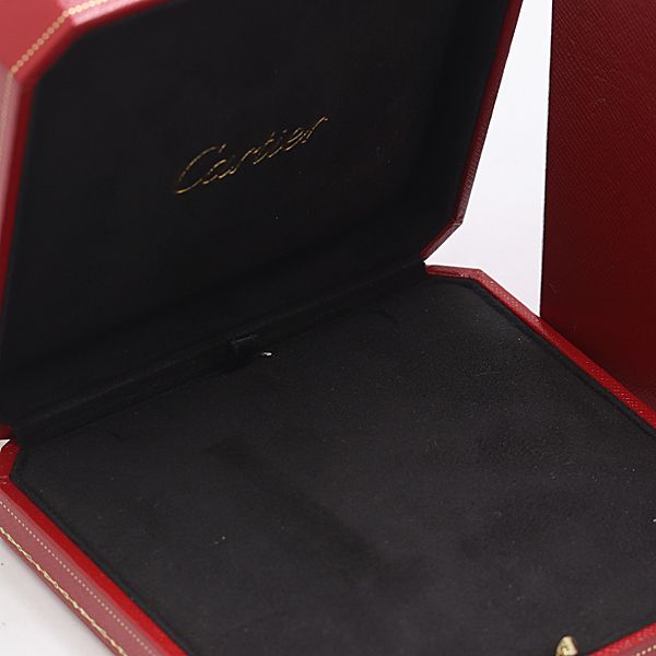 美品 カルティエ 空箱 レッドカラー ネックレス用 メンズ/レディース