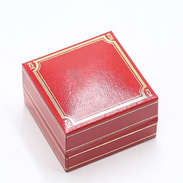 カルティエ 空箱 レッドカラー リング用 メンズ/レディースリング