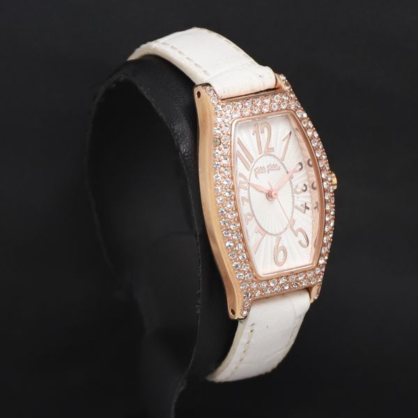 QZ 石付 フォリフォリ WF5R084SP 白文字盤 レディース腕時計 2000000