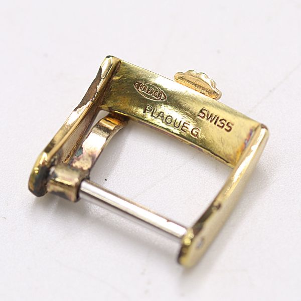 ロレックスrolex 14mm 純正尾錠金無垢750 アンティーク YG 1円◎正規品◎【