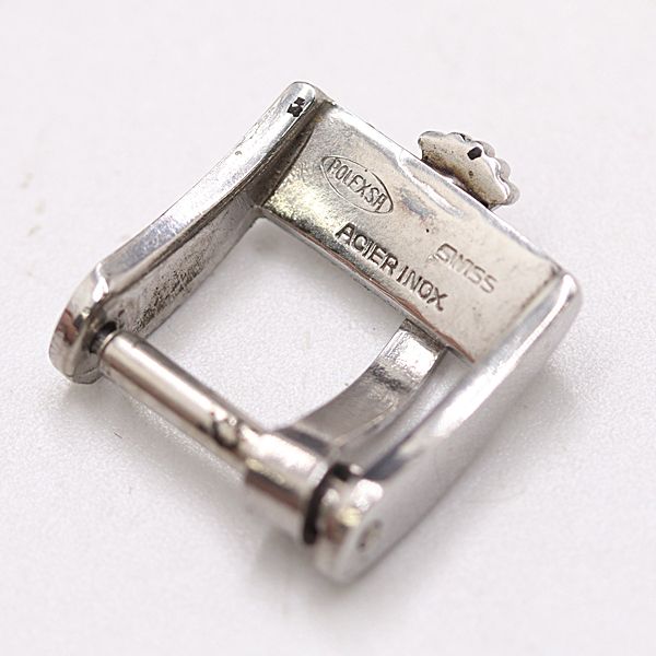 ロレックス 尾錠　シルバー ロレックス 純正尾錠 シルバーカラー 10mm用 レディース腕時計 2000000