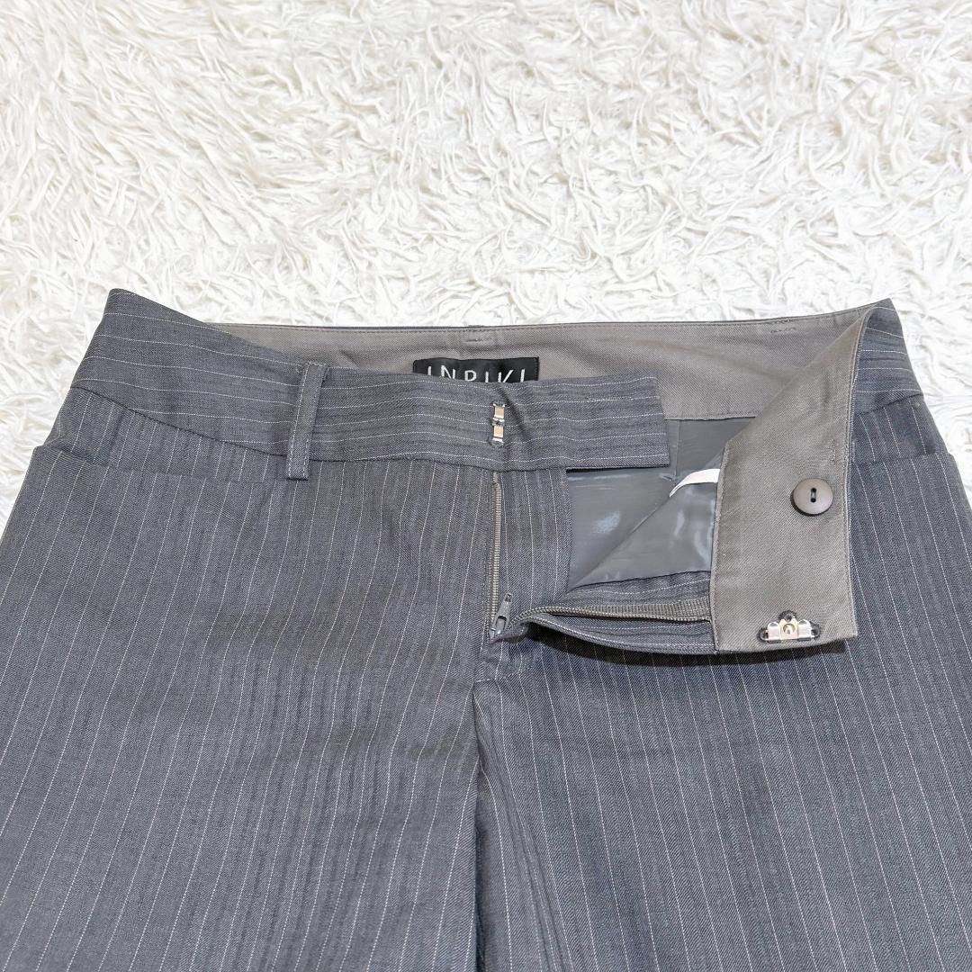 美品 INDIVI パンツスーツ セットアップ 38/36 グレー - メルカリ