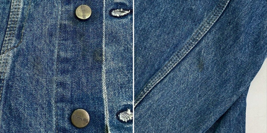 01w-5429 カーハート Carhartt デニムジャケット JU708 星タグ サイズ