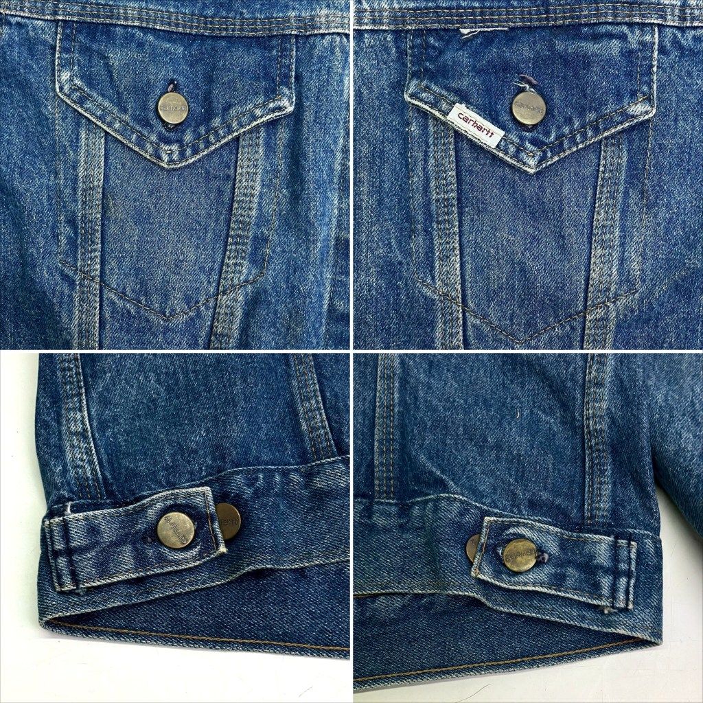 01w-5429 カーハート Carhartt デニムジャケット JU708 星タグ サイズ