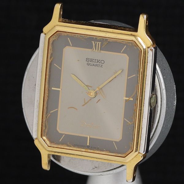 セイコー 9520-5140 QZ シルバー文字盤 メンズ腕時計 KRH 2000000 NSK