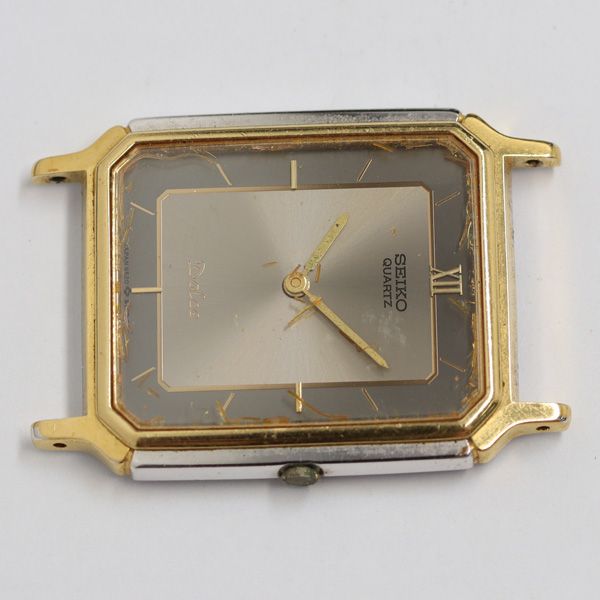 セイコー 9520-5140 QZ シルバー文字盤 メンズ腕時計 KRH 2000000 NSK