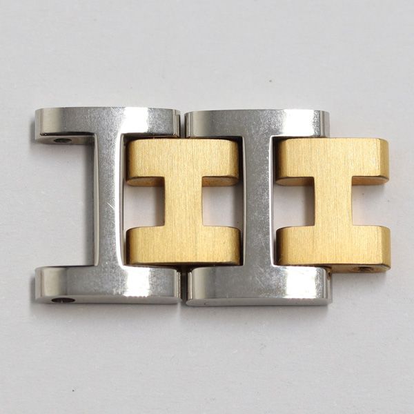 良品 エルメス クリッパー 純正コマ 2コマ コンビ 12㎜用 レディース