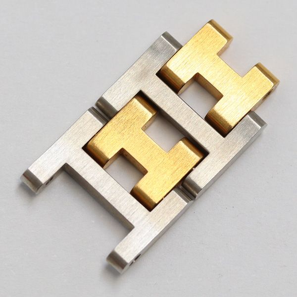 良品 エルメス クリッパー 純正コマ 2コマ コンビ 12㎜用 レディース