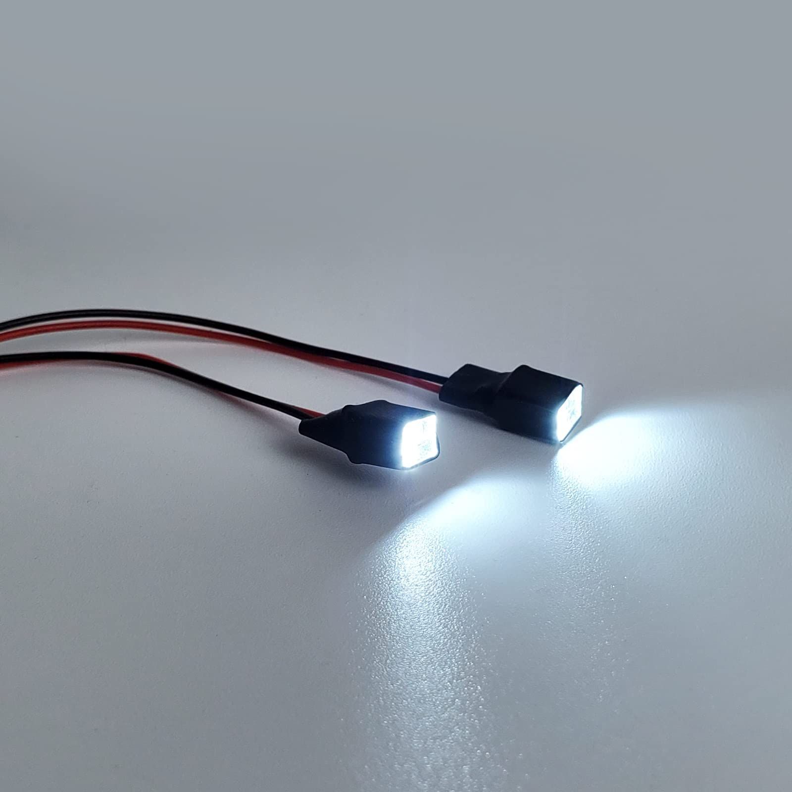 数量限定】(ホワイト) LEDライトヘッドライトキット RCトレーラー