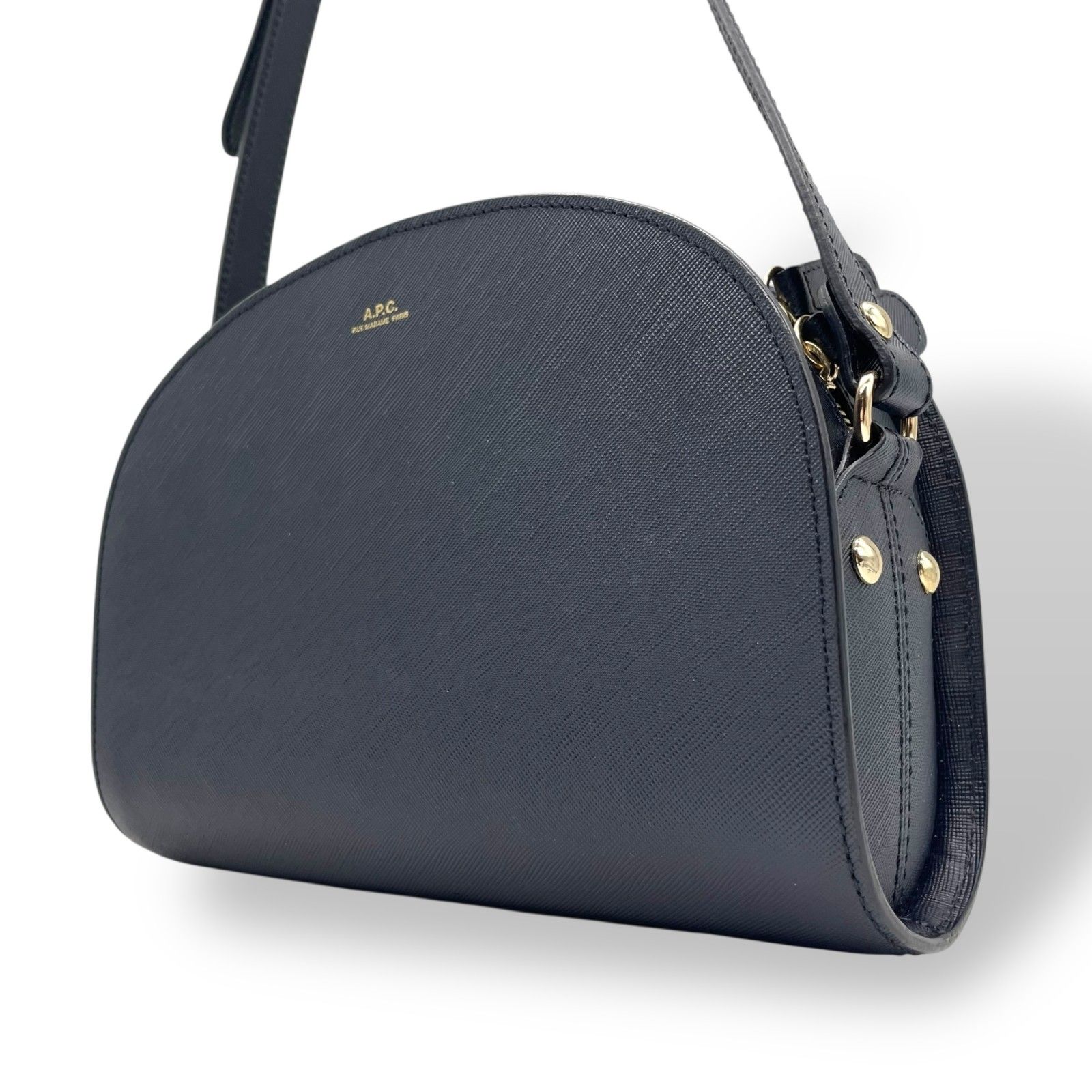 未使用級 アーペーセー A.P.C デミルーン Demi-Lune ショルダーバッグ 