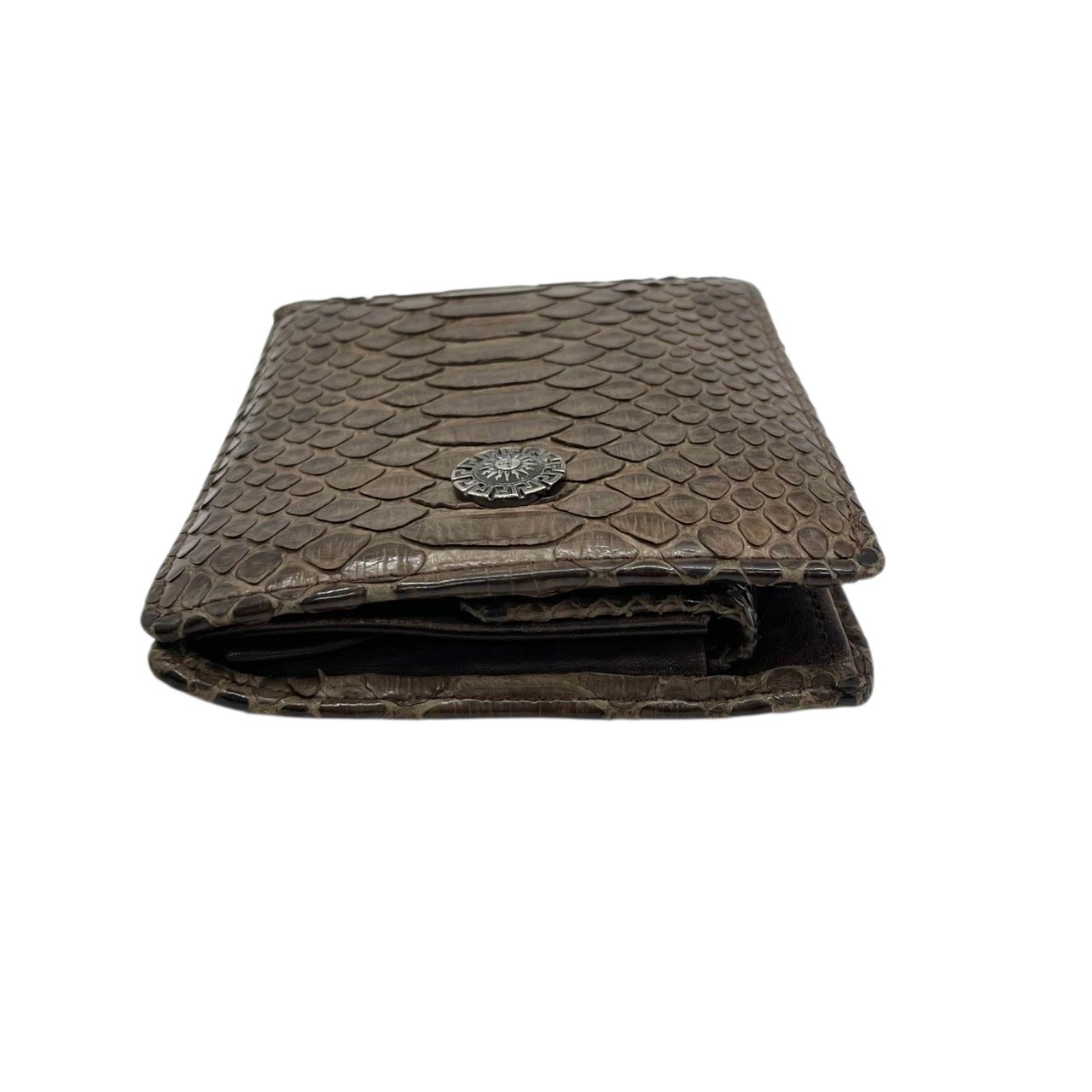 GIANNI VERSACE ジャンニヴェルサーチ ヴェルサーチ 二つ折り財布 ジャンニ □新品□未使用□ ウォレット ブラック メデューサ レザー - エナメル 二つ折り がま口 VERSACEヴィンテージ