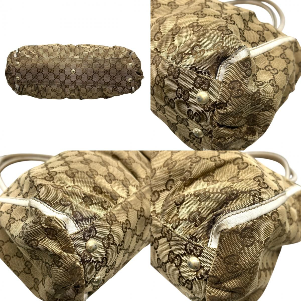 グッチ GUCCI アビー トートバッグ ハンドバッグ GGキャンバス 130739