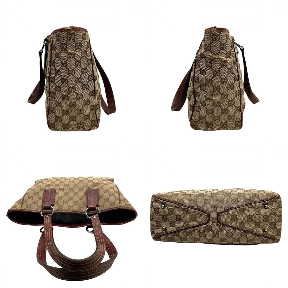 ショップ グッチ GUCCI GGキャンバス トートバッグ 113019