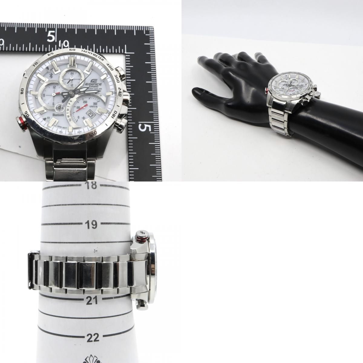 稼働品】カシオ CASIO エディフィス EDIFICE EQB-501 タフソーラー 