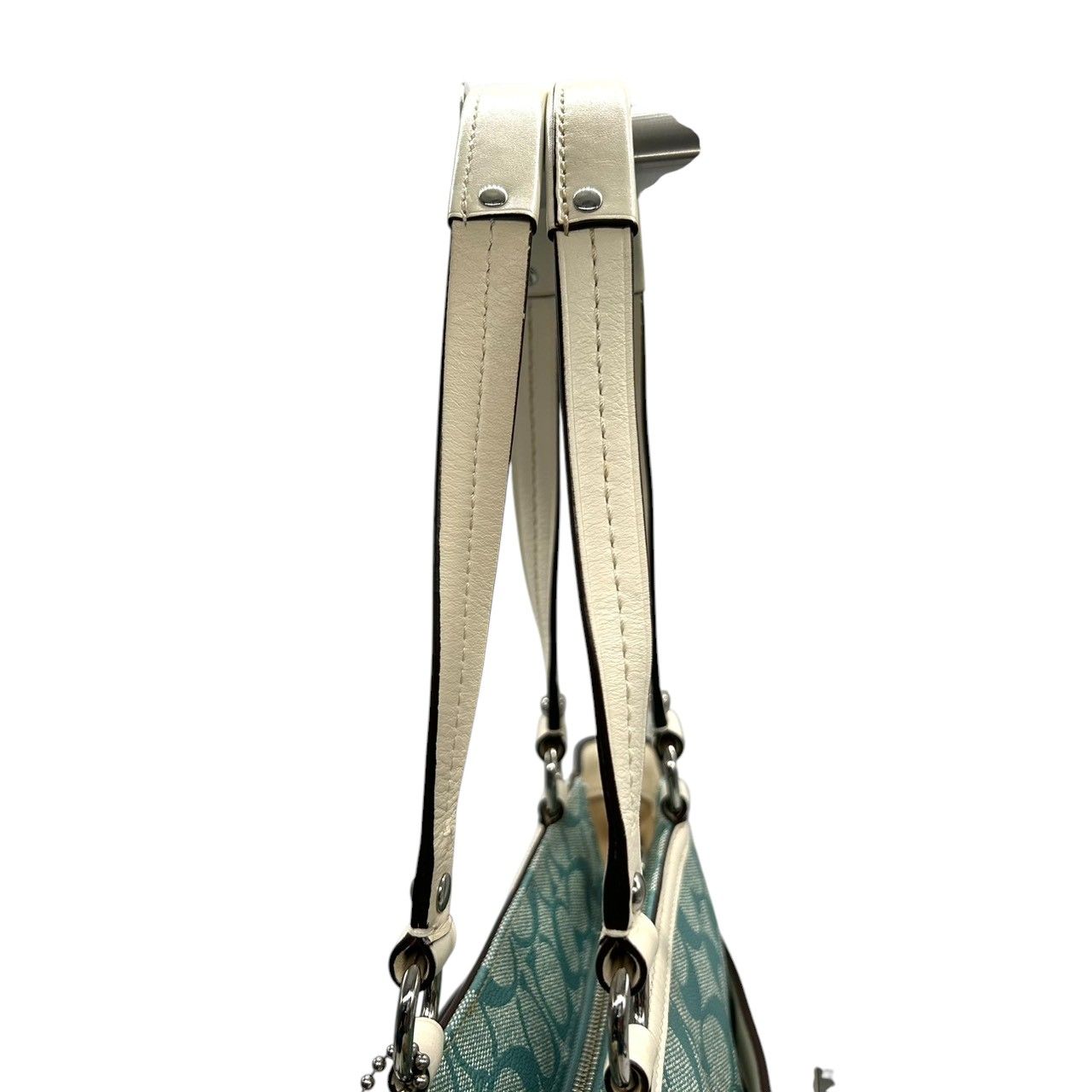 美品 コーチ COACH ヘリテージ ストライプ F14477 トートバッグ