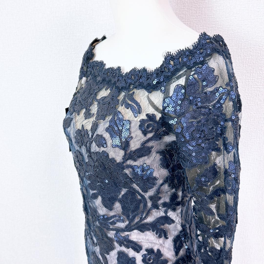 ☆タグ付☆ Tadashi Shoji ドレスワンピース レース スパンコール
