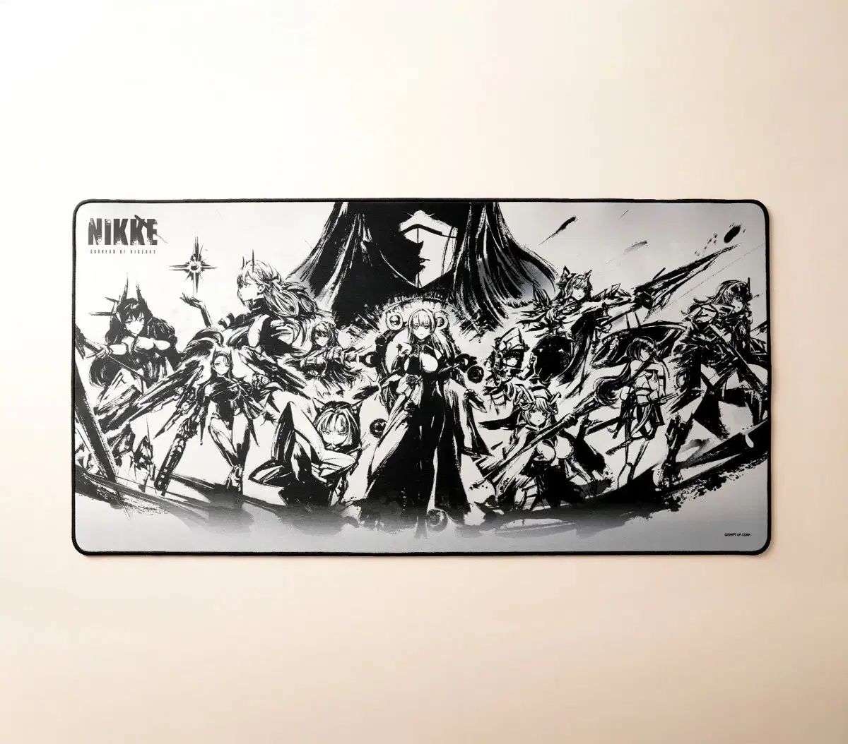 NIKKE キャラクターアート マウスパッド　AGF 韓国 agf 勝利の女神：NIKKE(ニケ) 水墨画 ゲーミングマウスパッド大型
