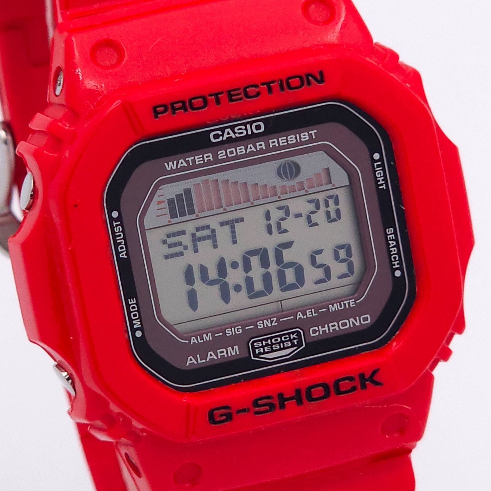 CASIO カシオ G-SHOCK G-LIDE GLX-5600 QZ 動作品 赤 - メルカリ