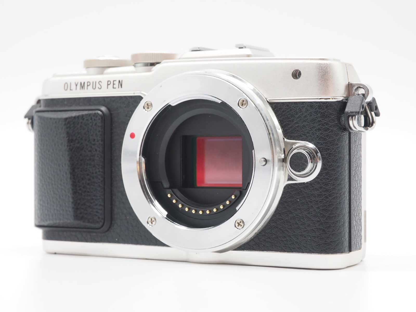 オリンパス Olympus Pen Lite E-PL7 16.0MP Double Lens Kit Silver