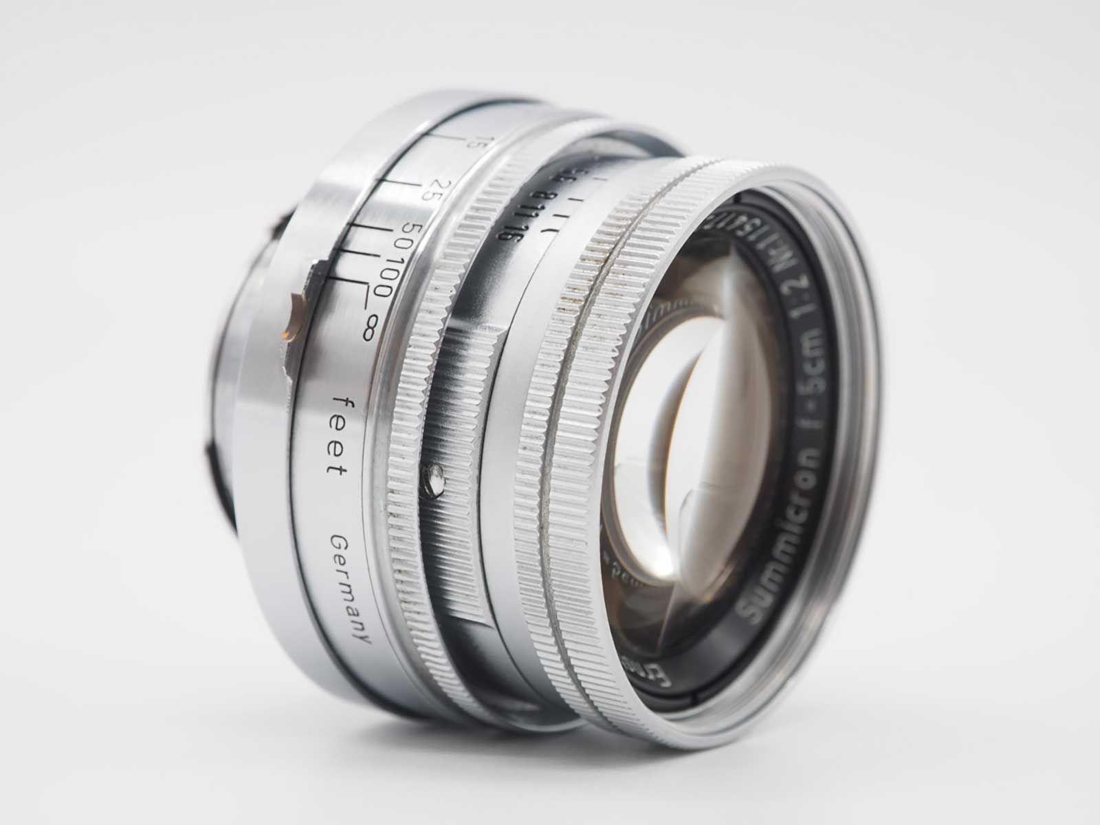 ライカ Leica Ernst Leitz GmbH Wetzlar Summicron 5cm f/2 L39 Mount