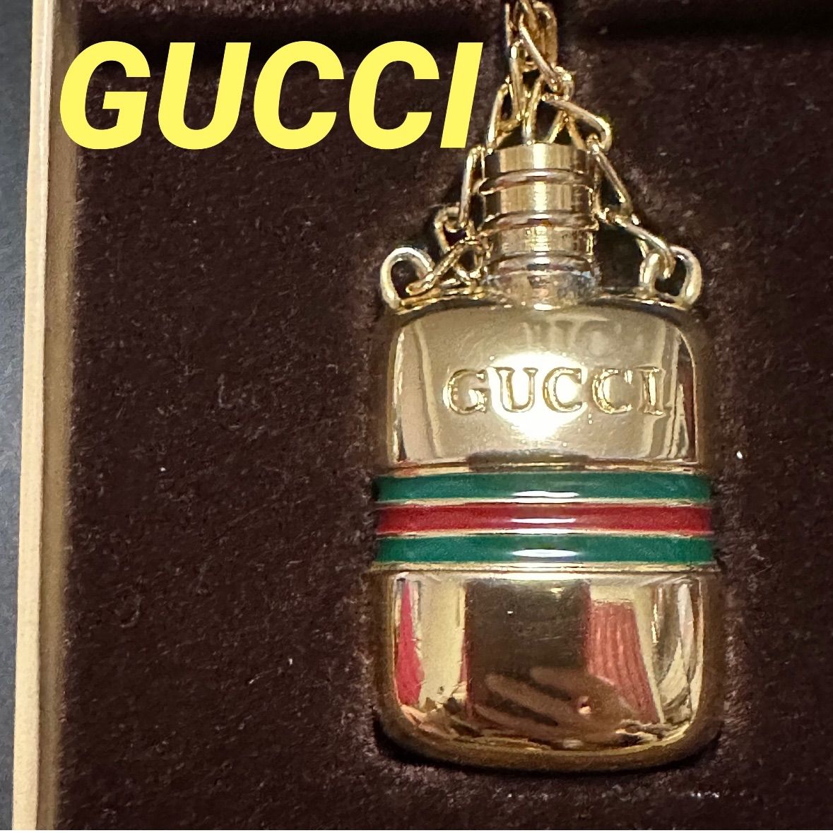 グッチ GUCCI ネックレス パフュームボトル シェリーライン GP