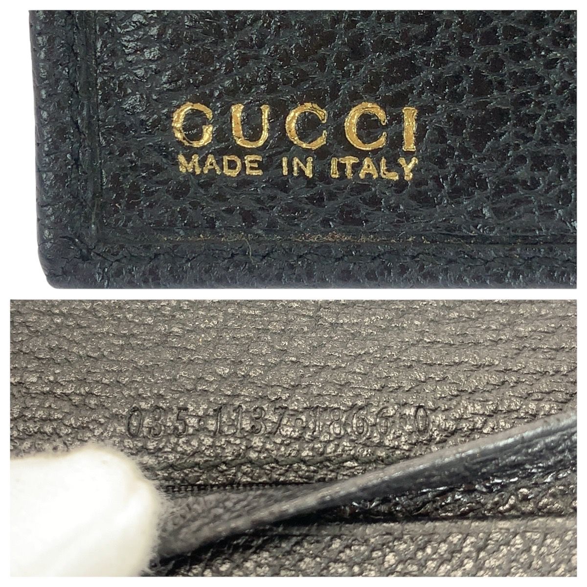 セール中 GUCCI グッチ ヴィンテージ バンブー ブラック 黒 ゴールド