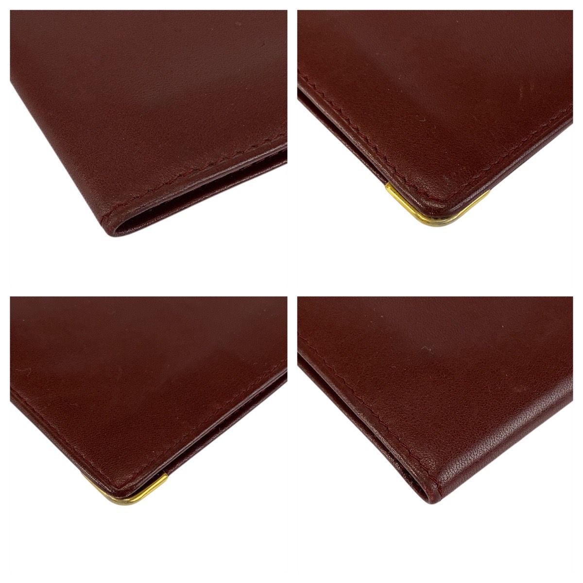 CARTIER カルティエ マストライン 最高 ワインレッド ゴールド金具