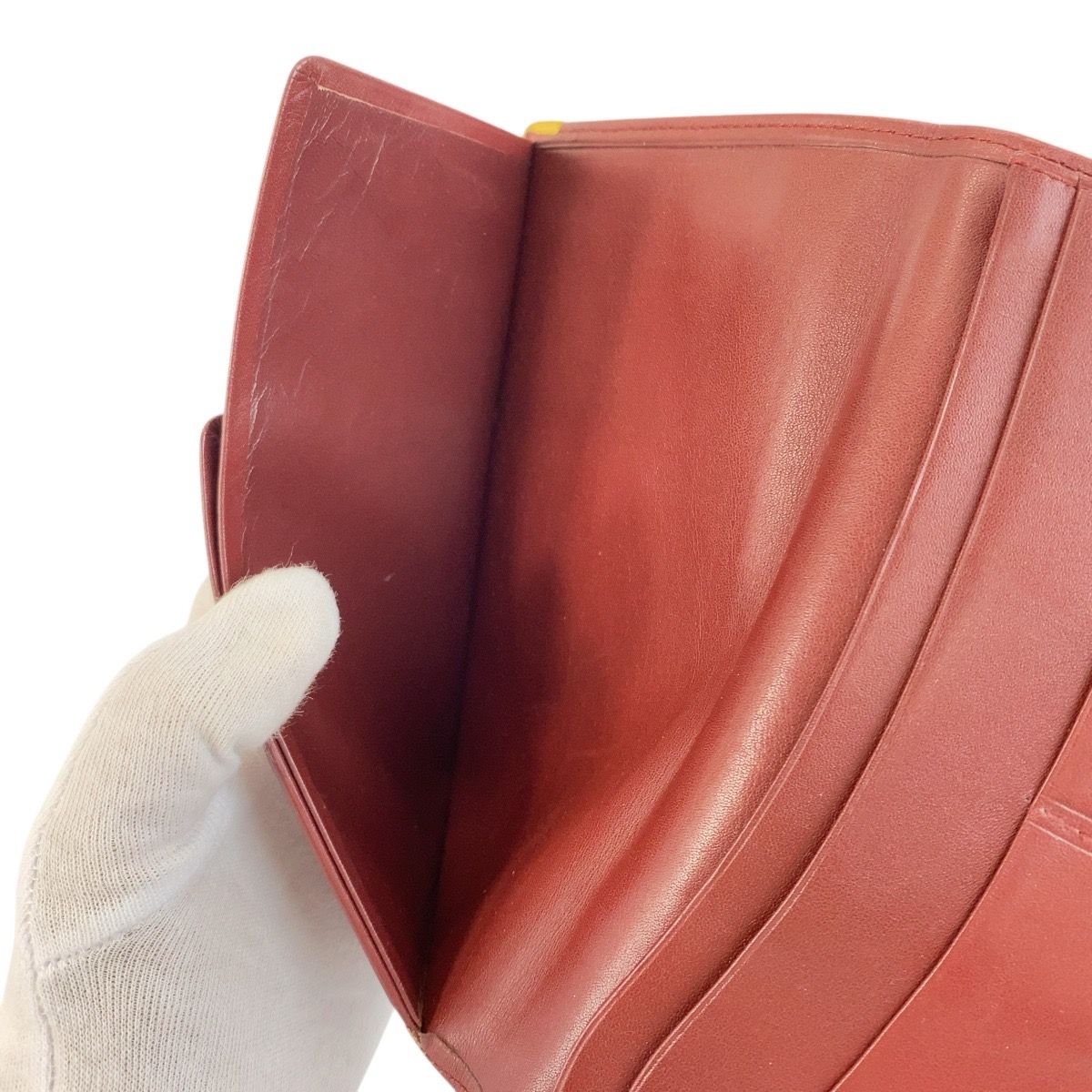 CARTIER カルティエ マストライン 最高 ワインレッド ゴールド金具