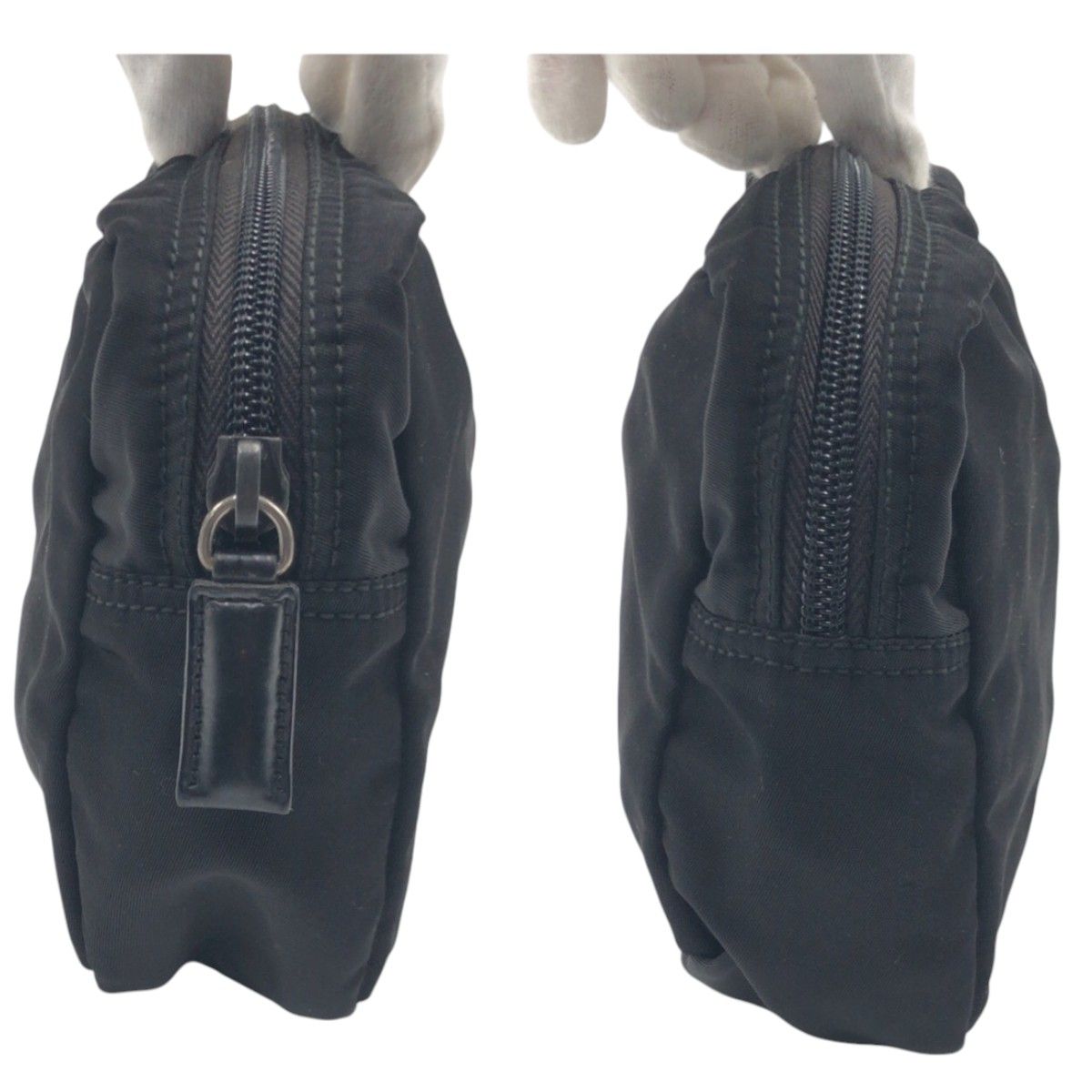 PRADA ショップ プラダ テスート 三角ロゴ ブラック 黒 ナイロン