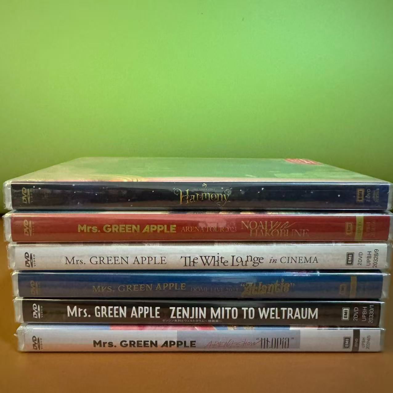 未開封】 Mrs. GREEN APPLE 通常盤初回限定盤 DVD 6作品~【送料込み