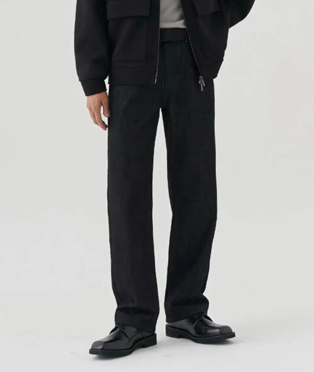 トフィー ワイド デニムパンツ ブラック