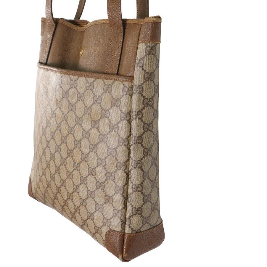 gucci オールドグッチ GG柄 トートバッグ A4収納 肩掛け ヴィンテージ
