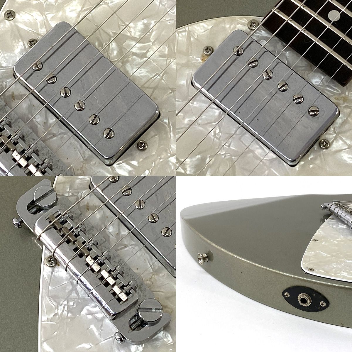 Burny バーニー H-45 シルバー エレキギター ※中古 - メルカリ