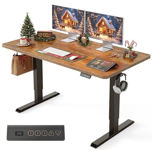 FEZIBO 昇降デスク 電動 昇降デスク オフィスワークテーブル