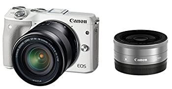 非常に良い】 Canon キャノン ミラーレス一眼カメラ EOS M3 ダブル