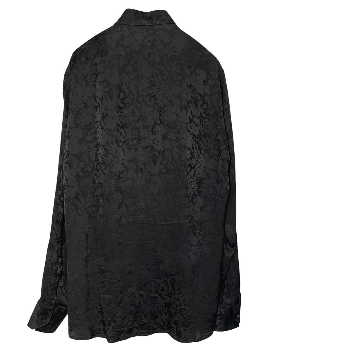 サンローラン　シルク　シャツ　長袖　シャツ SAINT LAURENT PARIS(サンローランパリ) 20SS ドット総柄プリント